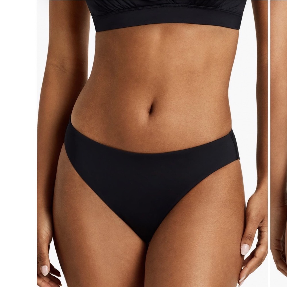 Lauren Ralph Lauren Black Curved Waist Hipster Bikini Bottoms 11029613 10